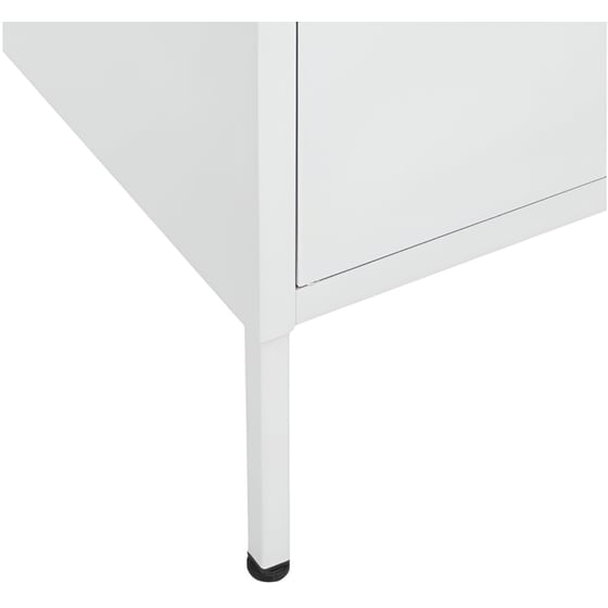 Ντουλάπι Γραφείου VidaXL από Ατσάλι 80x35x101.5 cm - Λευκό image 7