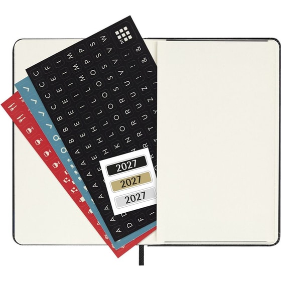 Ημερολόγιο Ημερήσιο 2027 Moleskine 12M Pocket Hardcover Μαύρο image 5