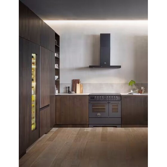 BERTAZZONI KT90P1ANT 90 cm Μαύρο Απορροφητήρας Καμινάδα-Τζάκι image 5