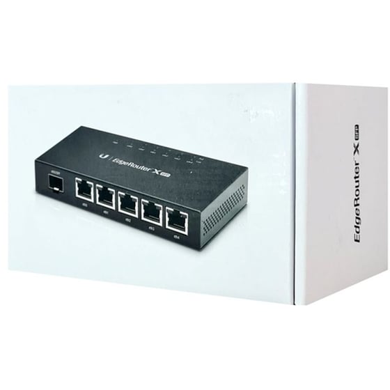 Ubiquiti EdgeRouter X SFP Ασύρματο Router Wi‑Fi με 5 Θύρες Gigabit PoE 1000 Mbps 50W image 2