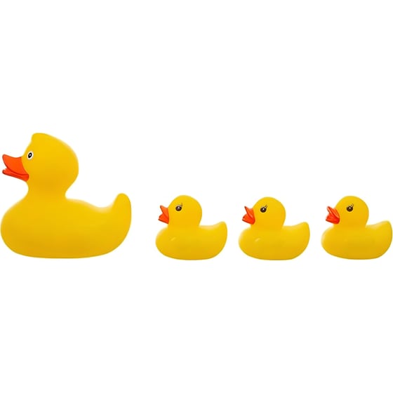 Παιχνίδια Μπάνιου Akuku Οικογένεια Παπάκια A0162 - 4 τμχ image 3
