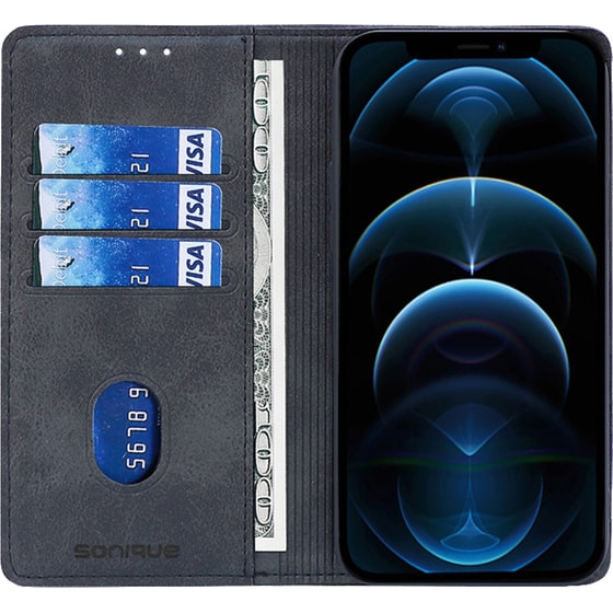 Θήκη Apple iPhone 14 Plus - Sonique Vintage Magnet Book - Μαύρο image 0