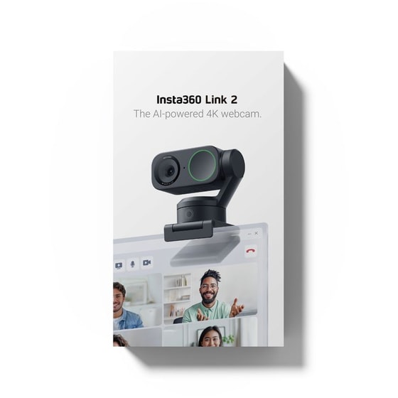 Insta360 Link 2 – 2 Axis Gimbal Edition 4K WebCam, Smart Control, AI Tracking image 12