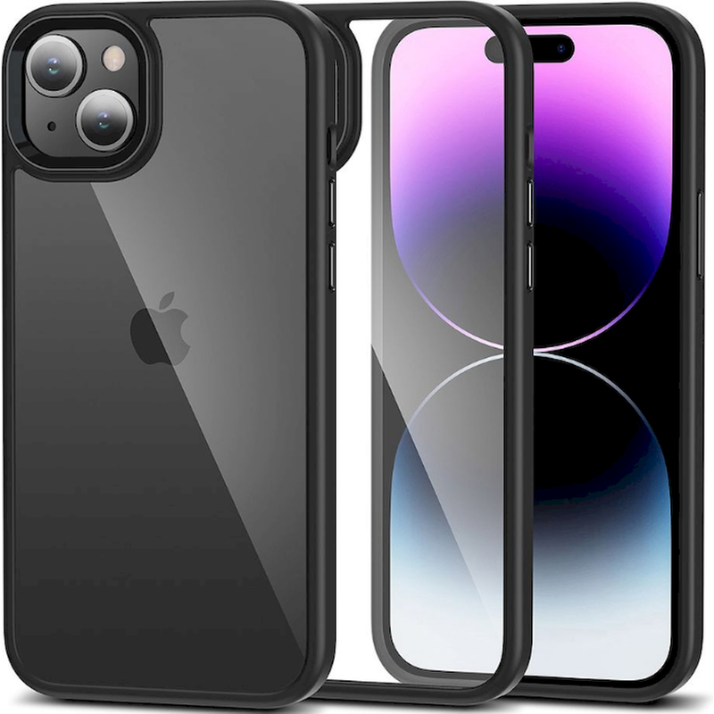 TECH-PROTECT Θήκη Apple iPhone 15 - Tech-Protect MagMat - Black / Clear