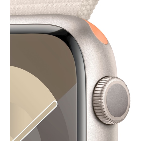 Apple Watch Series 9 Aluminium Starlight GPS 45mm - Starlight Sport Loop image 1