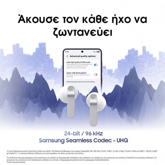Ακουστικά Bluetooth Samsung Galaxy Buds4 - White image 8