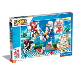Παιδικό Παζλ Clementoni Maxi Super Color Sonic The Hedgehog (24 Κομμάτια)