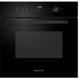 DAVOLINE STAR BIO 0875BL 75 Lt Μαύρο Εντοιχιζόμενος Φούρνος Άνω Πάγκου