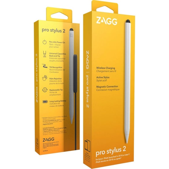 Γραφίδα Zagg Pro Stylus 2 για iPad Pro 11" & iPad Pro 12.9" - White image 4