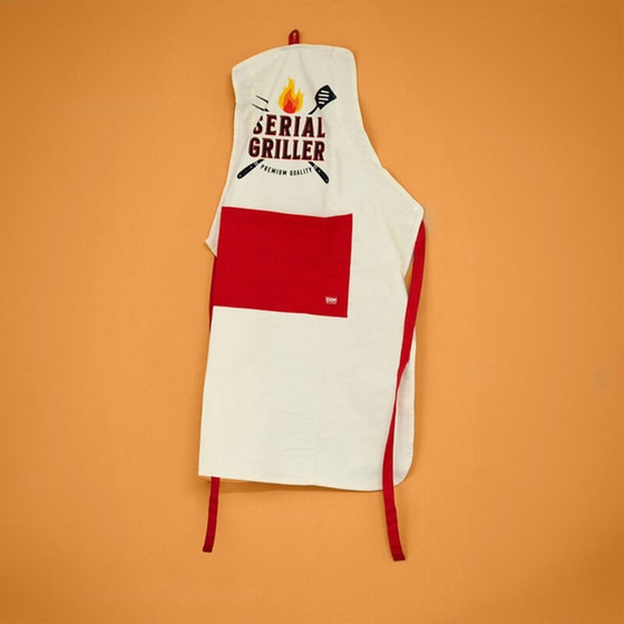 Ποδιά Μαγειρικής Legami Serial Griller - Μπεζ/Κόκκινη image 3