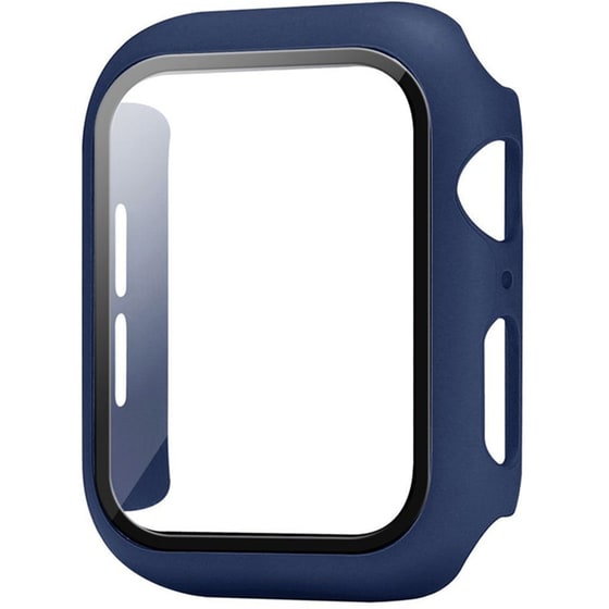 Θήκη Sonique PC + Tempered Glass για Apple Watch 44mm - Dark Blue image 0