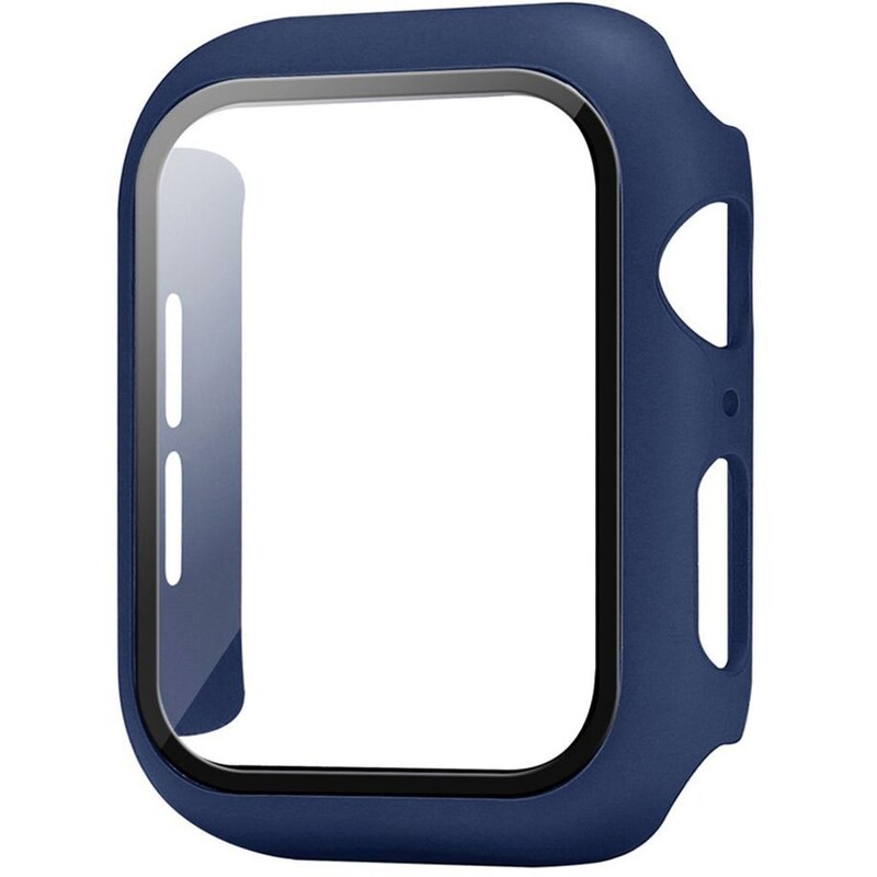 Θήκη Sonique PC + Tempered Glass για Apple Watch 44mm - Dark Blue