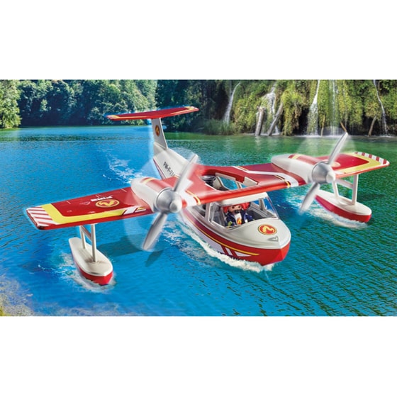 PLAYMOBIL® Action Heroes Πυροσβεστικό Υδροπλάνο (71463) image 6