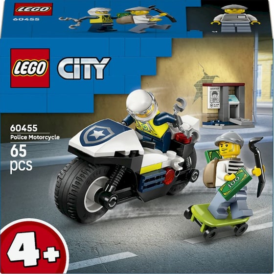 LEGO® City Καταδίωξη με Αστυνομική Μοτοσικλέτα (60455) image 0