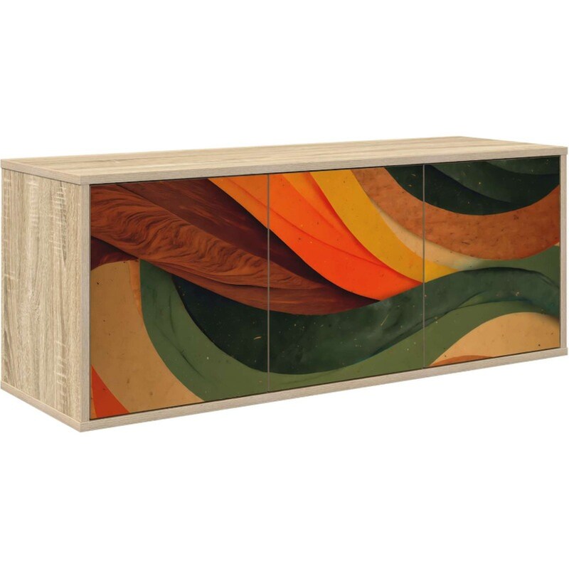 Έπιπλο Τηλεόρασης VidaXL BONN Επιτοίχιο 102 x 33 x 40 cm - Sonoma Δρυς