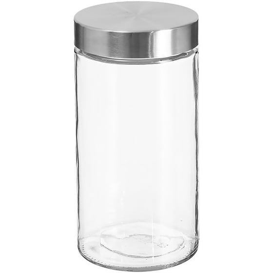 Βάζο Αποθήκευσης Τροφίμων Spitishop Γυάλινο 1.7lt - Διάφανο image 0