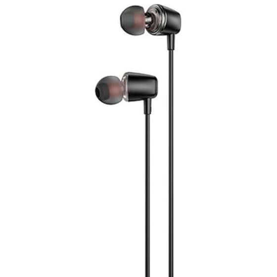 Hands Free Hoco M107 Discoverer Universal Earphones 3.5mm Μαύρο 1.2m image 1