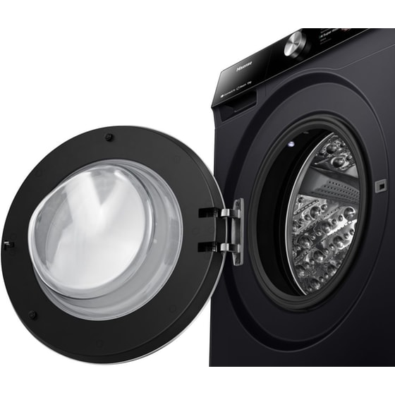 HISENSE WF7S1247BB 12 kg 1.400 Στροφές Μαύρο με WiFi Πλυντήριο ρούχων image 1