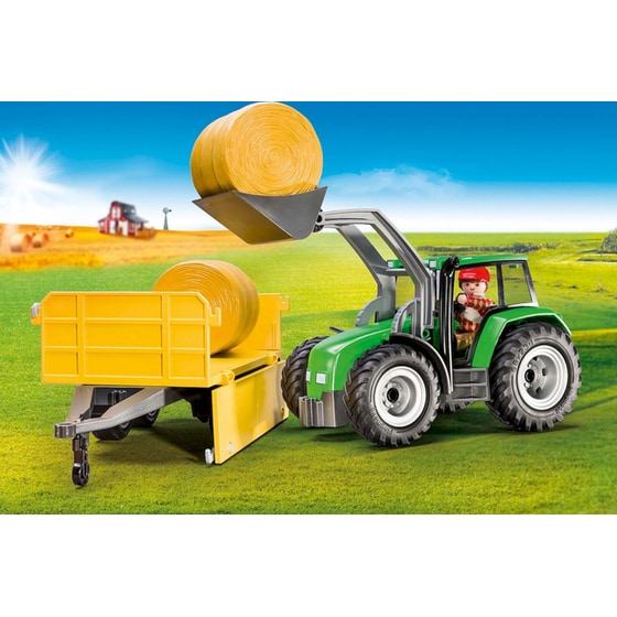 PLAYMOBIL®&nbsp; Country Τρακτέρ με Ρυμουλκούμενη Καρότσα (9317) image 3