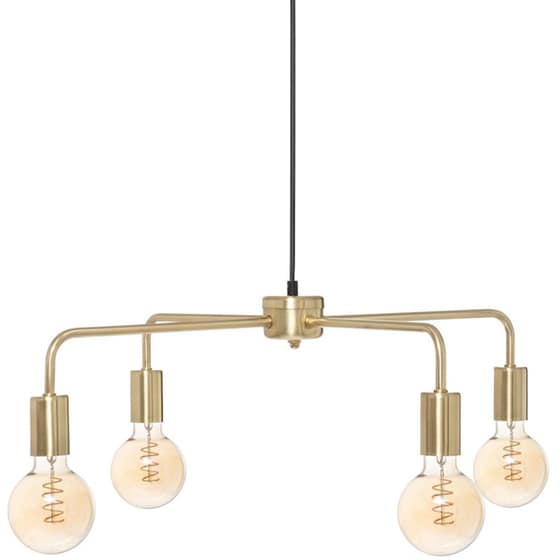 Φωτιστικό Οροφής Πολύφωτο Spitishop A-s Keli Gold 173264 Μεταλλικό - Χρυσό image 0