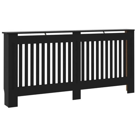 Vidaxl Κάλυμμα Καλοριφέρ Μαύρο 172 X 19 X 81 Εκ. Από Mdf image 2