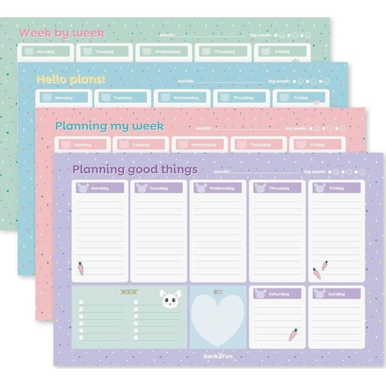 Εβδομαδιαίο English Planner Miquelrius Back2Fun Hello Plans! 40Φ image 2