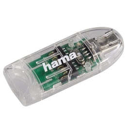 Card Reader Hama HA91092 8in1 Usb 2.0 - Διάφανο