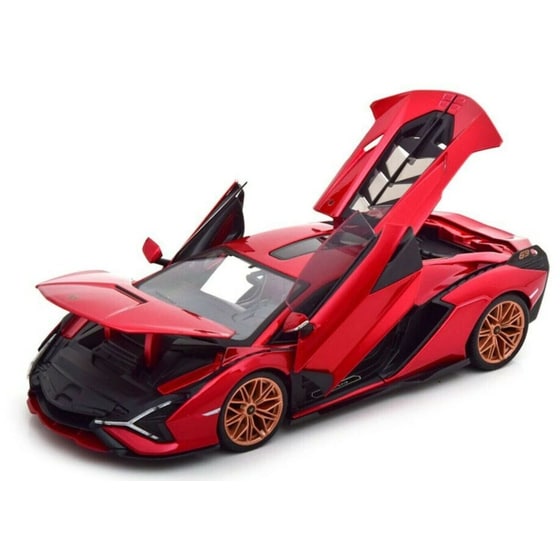 Bburago 1/24 Plus Lamborghini Sian Fkp37 - Κόκκινο image 0
