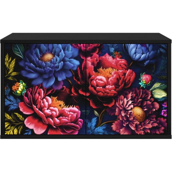 Έπιπλο Τηλεόρασης VidaXL KIEL Επιτοίχιο 69 x 33 x 40 cm - Μαύρη Δρυς image 2