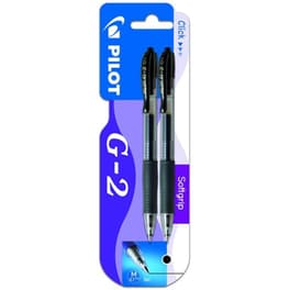 Στυλό Roller Pilot G-2 0.7 mm Μαύρο (2 Τεμάχια)