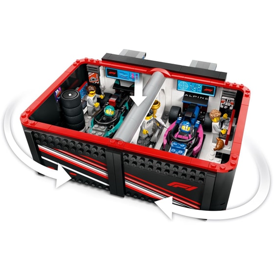 LEGO® City F1® Garage & Mercedes-AMG & Alpine Cars (60444) image 6