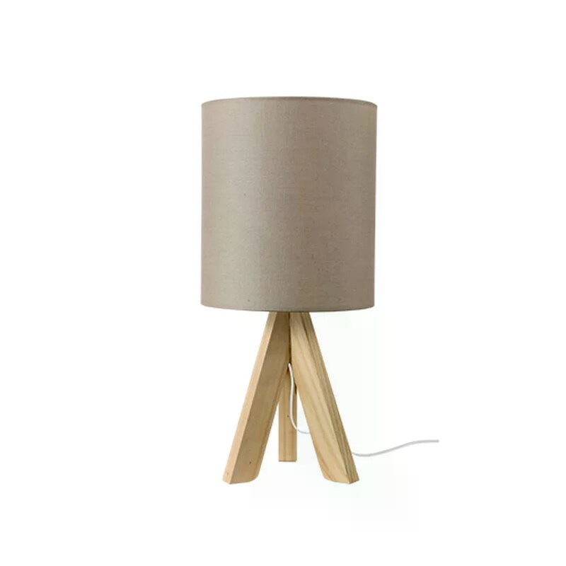 Πορτατίφ Aca Ξύλινο 18x18x39.5 cm - Μπεζ/Φυσικό