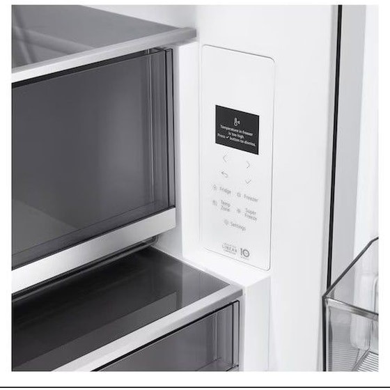 LG GMVW50DDMB Total No Frost 644 Lt Ασημί Ψυγείο Ντουλάπα image 3