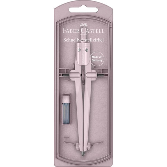 Διαβήτης Faber-Castell Stream Σιέλ/Ροζέ (1 Τεμάχιο) image 2