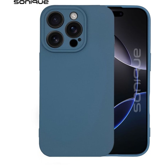 Θήκη Σιλικόνης My Colors Sonique Apple Iphone 16 Pro Max Μπλε Σκούρο image 0