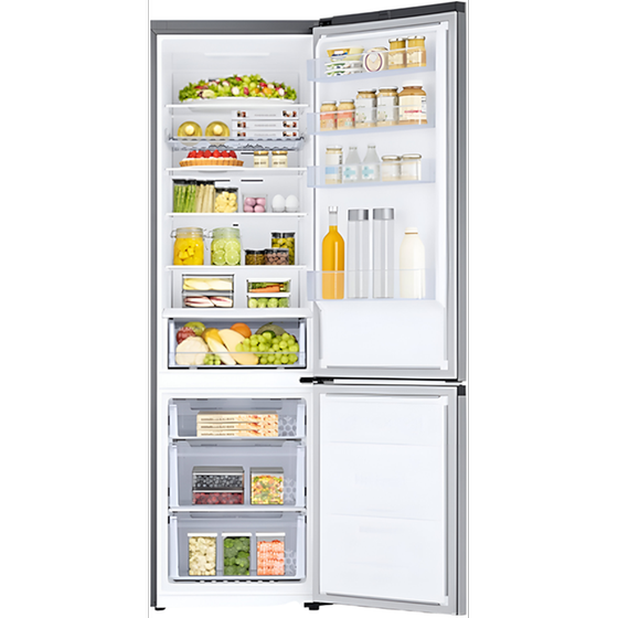 SAMSUNG RB38C672ESA/EF Full No Frost 390 Lt Ασημί Ψυγειοκαταψύκτης image 5