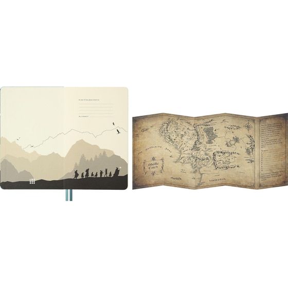 Σημειωματάριο Moleskine Limited Edition The Lord of the Rings Aragorn Journey Ριγέ L Hardcover (1 Τεμάχιο) image 2