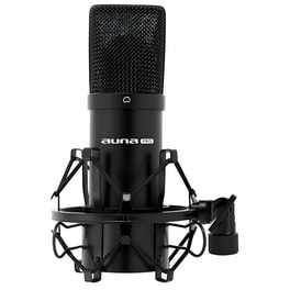 Auna Pro HK-MIC-900B Πυκνωτικό USB Μικρόφωνο - Μαύρο