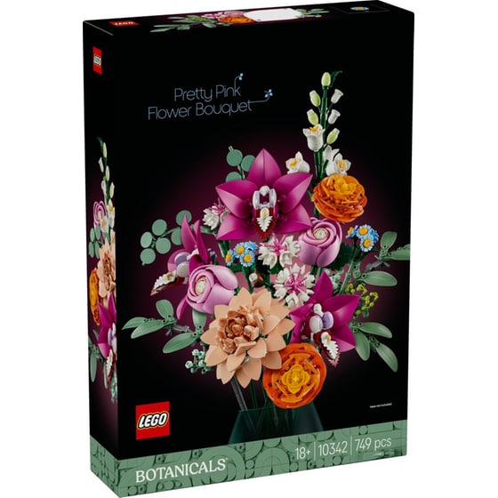 LEGO® Botanicals Pretty Pink Flower Bouquet (10342) image 0