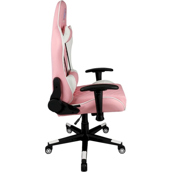 Gaming Καρέκλα Gembird GC-03-PW από Τεχνητό Δέρμα - Λευκό/ Ροζ image 3