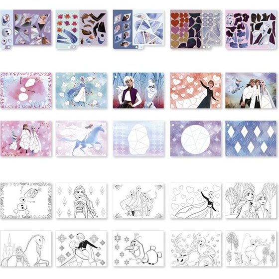 Βιβλίο Ζωγραφικής Totum Frozen Sticker Number Pad image 2