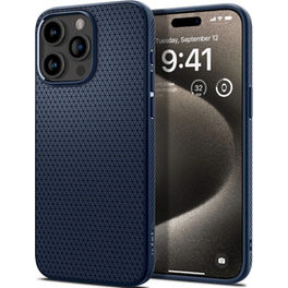 Θήκη Apple iPhone 15 Pro Max - Spigen Liquid Air - Navy Blue