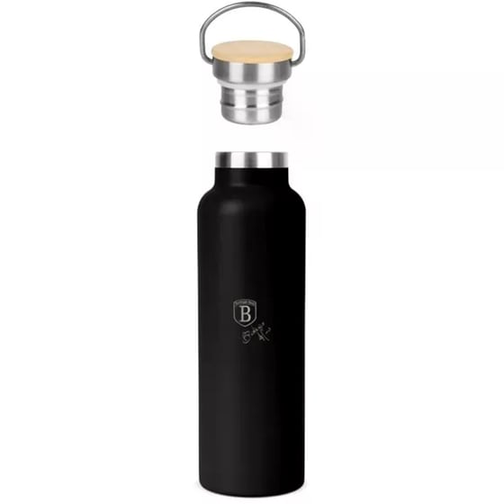 Μπουκάλι Θερμός Berlinger Haus Ανοξείδωτο Matte Black 600ml image 4