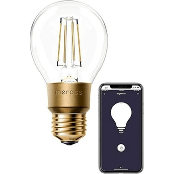 Έξυπνη Λάμπα Meross WiFi Smart Dimmable LED Bulb HomeKit MSL100 - Λευκό image 2