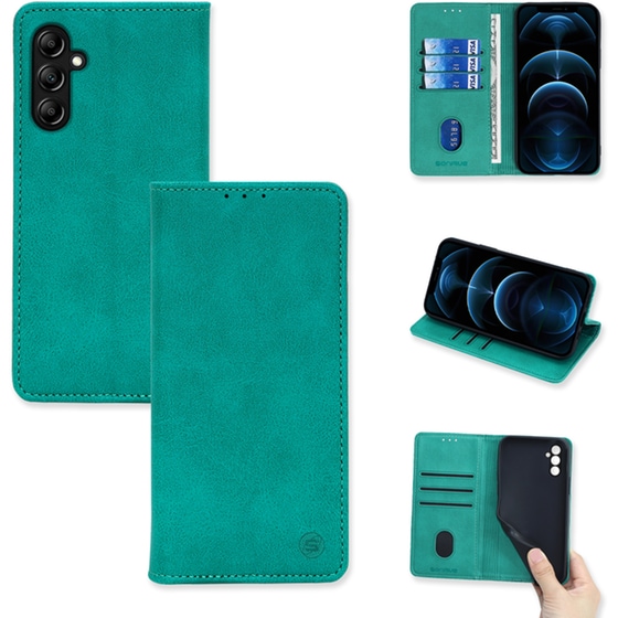 Θήκη Samsung Galaxy A14 4G - Vintage Magnet Book - Βεραμάν image 0