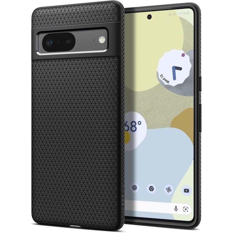 Θήκη Google Pixel 7 - Spigen Liquid Air Σιλικόνης - Matte Black