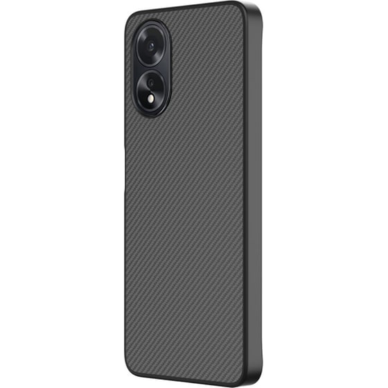 Θήκη Oppo A38 - AlwaySmart Aramid Fiber Textured Leather Protective Case - Black image 1