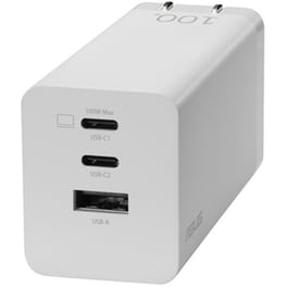 Φορτιστής Πρίζας Asus AC100-02 1x USB-A/ 2x USB-C 100W - Λευκό