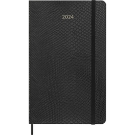 Ημερολόγιο Εβδομαδιαίο Moleskine 2024 Large Prec Ethical Boa Black
