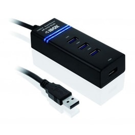 USB Hub iBOX IUH3FB USB-A με  4 θύρες - Μαύρο